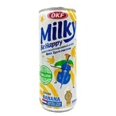 Напиток газированный безалкогольный Банан Милки Би Хэппи Milky Be Happy OKF, Корея, 250 мл. Срок до 07.11.2026. Напиток газированный безалкогольный Банан Милки Би Хэппи Milky Be Happy OKF, Корея, 250 мл. Срок до 07.11.2026.