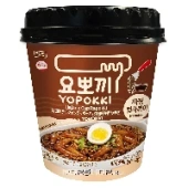 Рисовые клецки с лапшой (рапокки) в соусе Чачжан Jjajang Yopokki, Корея, 145 г. Срок до 25.02.2026. Рисовые клецки с лапшой (рапокки) в соусе Чачжан Jjajang Yopokki, Корея, 145 г. Срок до 25.02.2026.