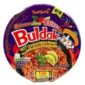 Лапша б\п со вкусом курицы, перца хабанеро и лайма Бульдак Samyang, Корея, 110 г Лапша б\п со вкусом курицы, перца хабанеро и лайма Бульдак Samyang, Корея, 110 г