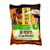 Лапша б/п острая со вкусом краба/Crab ramen Pulmuone, Корея, 97,4 г Лапша б/п острая со вкусом краба/Crab ramen Pulmuone, Корея, 97,4 г