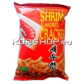 Запеченные чипсы с креветками Nongshim, Корея, 75 г Запеченные чипсы с креветками Nongshim, Корея, 75 г