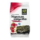 Блок (4 уп. по 5 г) Хрустящая морская капуста со вкусом соленой клубники Midori, 5 г х 4 шт. Блок (4 уп. по 5 г) Хрустящая морская капуста со вкусом соленой клубники Midori, 5 г х 4 шт.