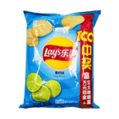 Чипсы со вкусом лайма Lay's, Китай, 70 г Чипсы со вкусом лайма Lay's, Китай, 70 г